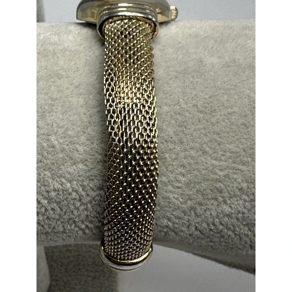 Futura 1820QB Ladies Cuff‎ MOP Watch New Battery 21MM 6.75